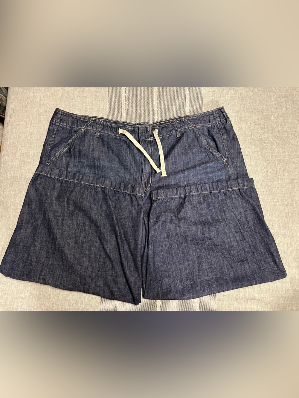 torrid Men's Relaxed Indigo Drawstring Denim Shorts